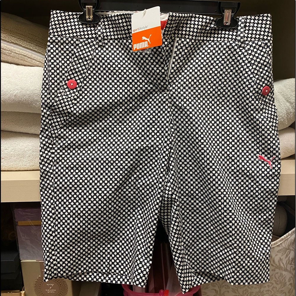 NWT Puma Golf Geo Shorts